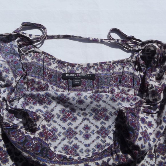 Brandy Melville Boho Blouse - One Size - Picture 9 of 14